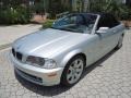 2002 Titanium Silver Metallic BMW 3 Series 325i Convertible  photo #33