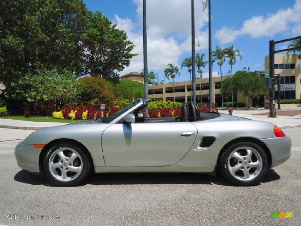 Arctic Silver Metallic 1998 Porsche Boxster Standard Boxster Model Exterior Photo #66945139
