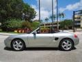 Arctic Silver Metallic 1998 Porsche Boxster Standard Boxster Model Exterior