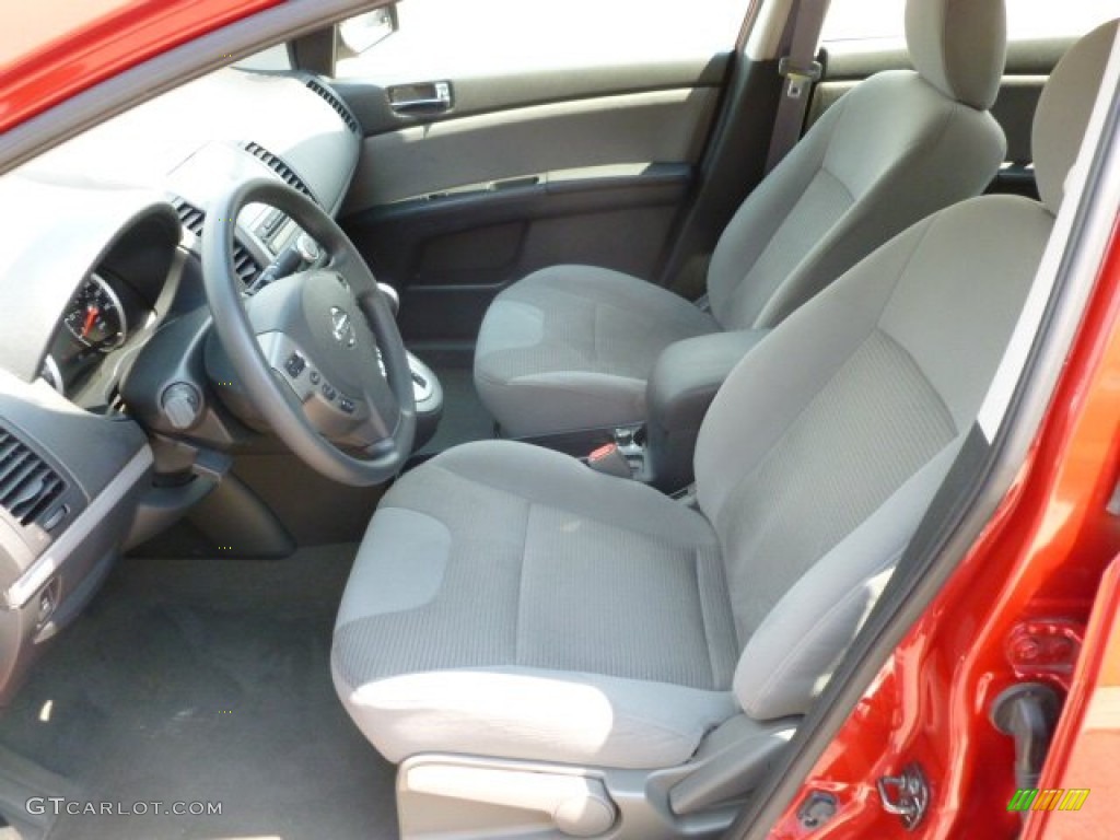 2011 Sentra 2.0 S - Red Brick / Charcoal photo #16
