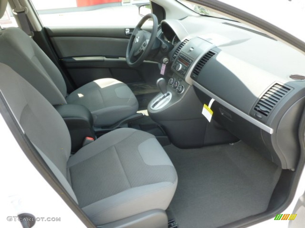 2012 Sentra 2.0 S - Aspen White / Beige photo #10