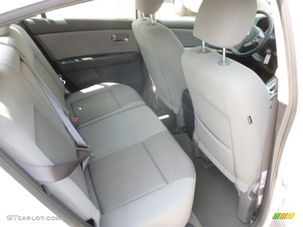 2012 Sentra 2.0 S - Aspen White / Beige photo #12