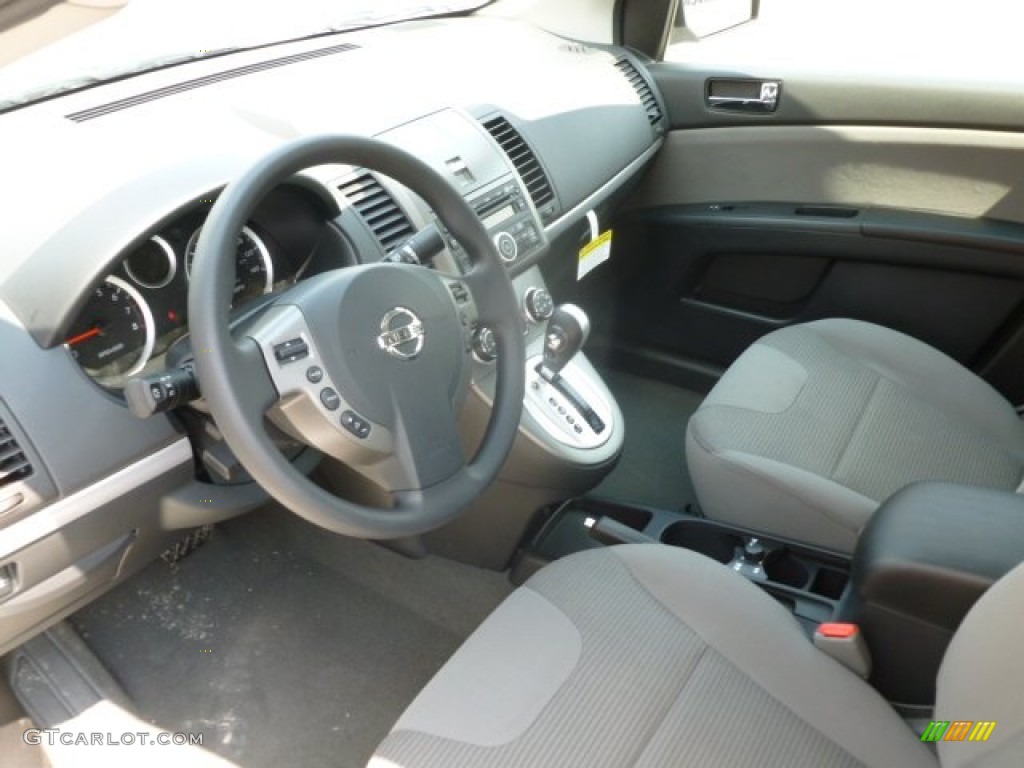 2012 Sentra 2.0 S - Aspen White / Beige photo #16