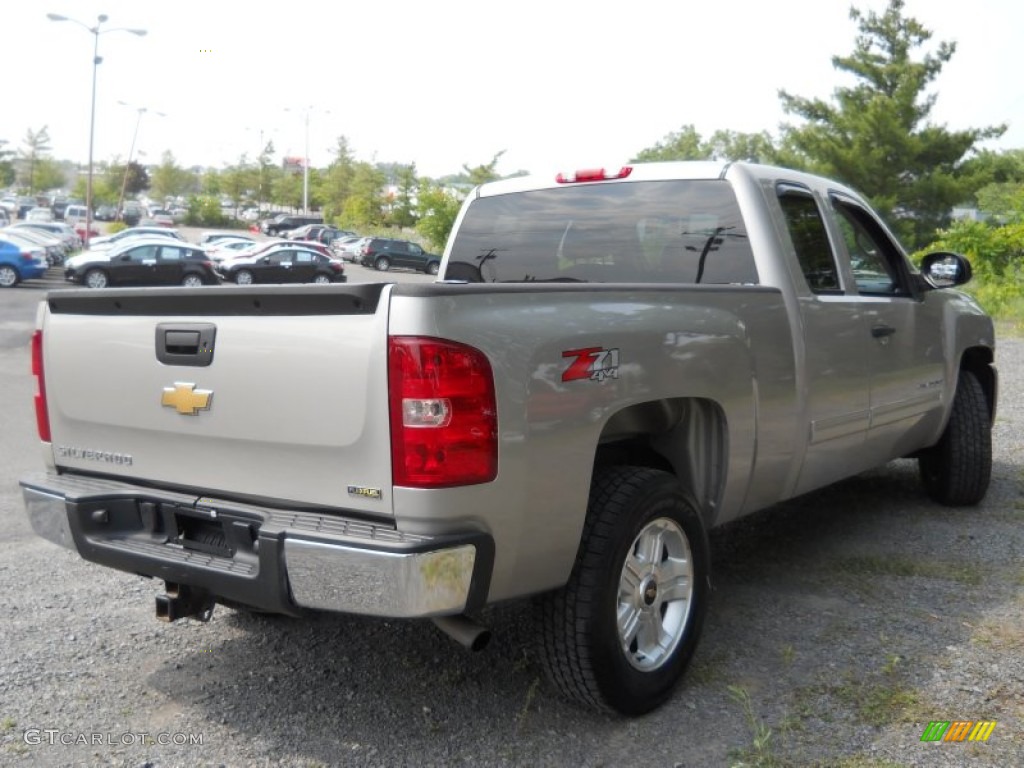 2009 Silverado 1500 LT Extended Cab 4x4 - Silver Birch Metallic / Ebony photo #5