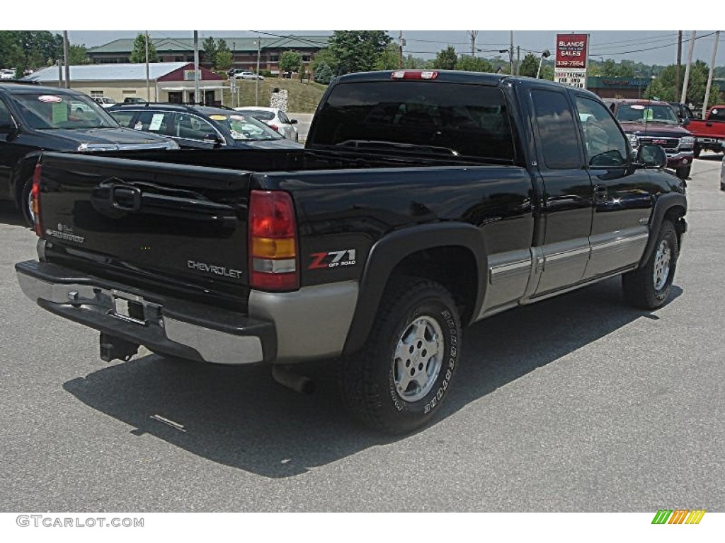 2000 Silverado 1500 Z71 Extended Cab 4x4 - Onyx Black / Graphite photo #2