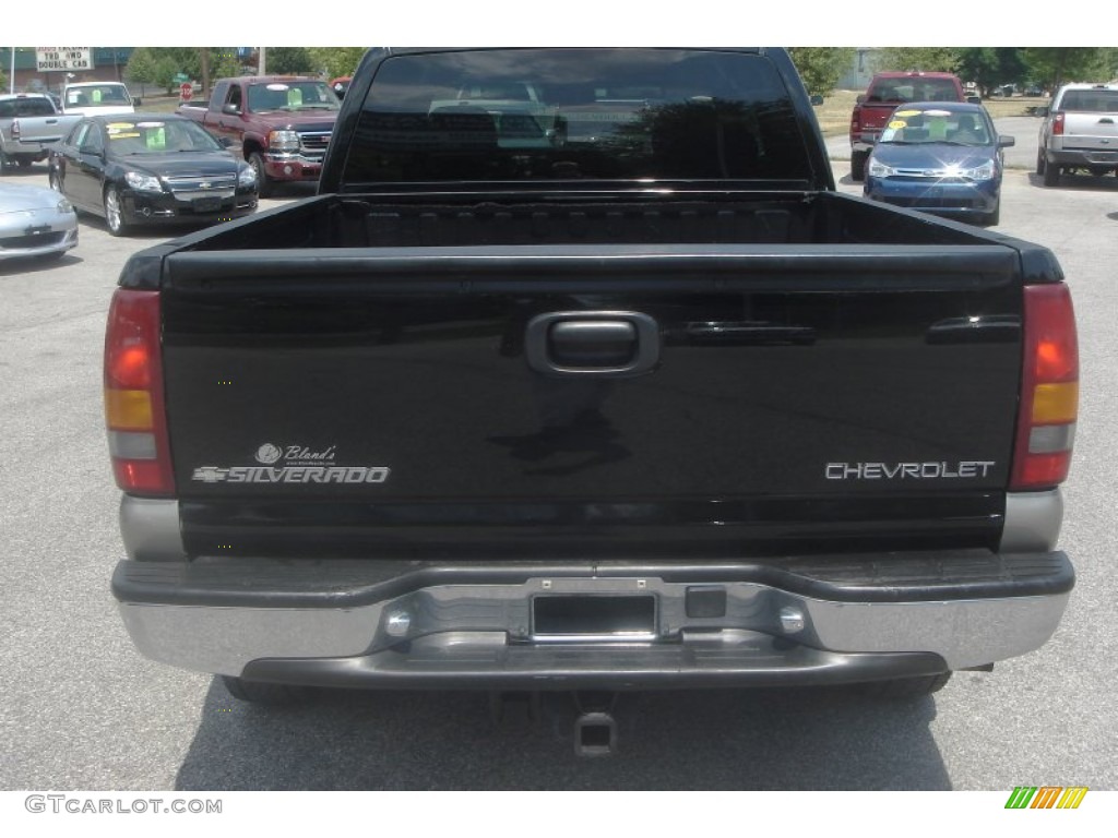 2000 Silverado 1500 Z71 Extended Cab 4x4 - Onyx Black / Graphite photo #3