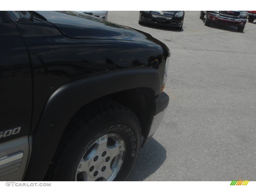 2000 Silverado 1500 Z71 Extended Cab 4x4 - Onyx Black / Graphite photo #14