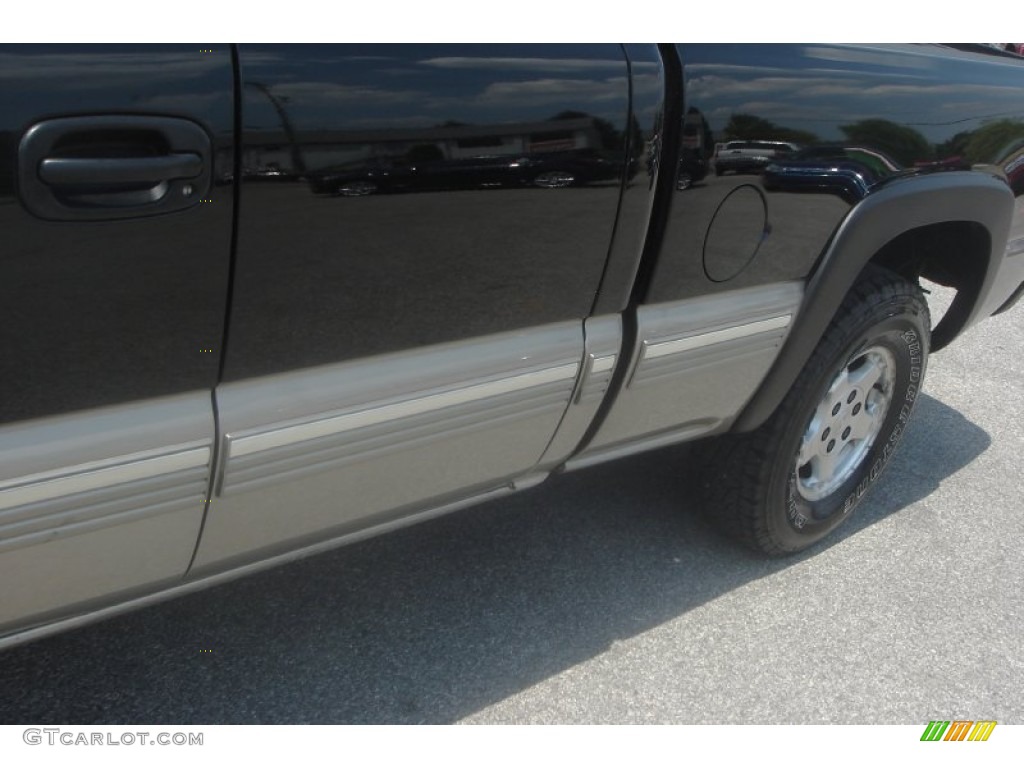 2000 Silverado 1500 Z71 Extended Cab 4x4 - Onyx Black / Graphite photo #41