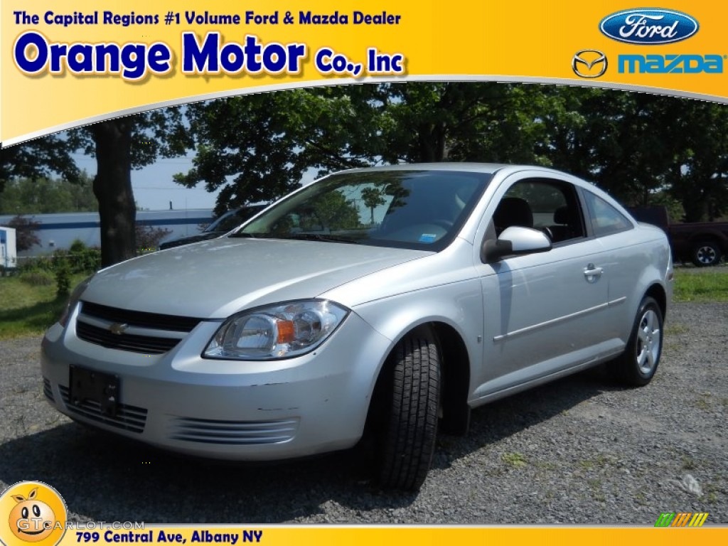 2008 Cobalt LT Coupe - Ultra Silver Metallic / Gray photo #1