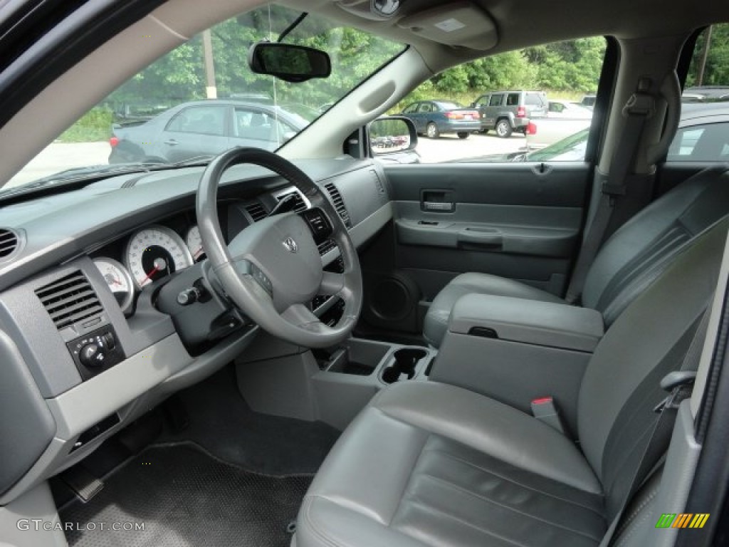 Medium Slate Gray Interior 2005 Dodge Durango SLT 4x4 Photo #66949616