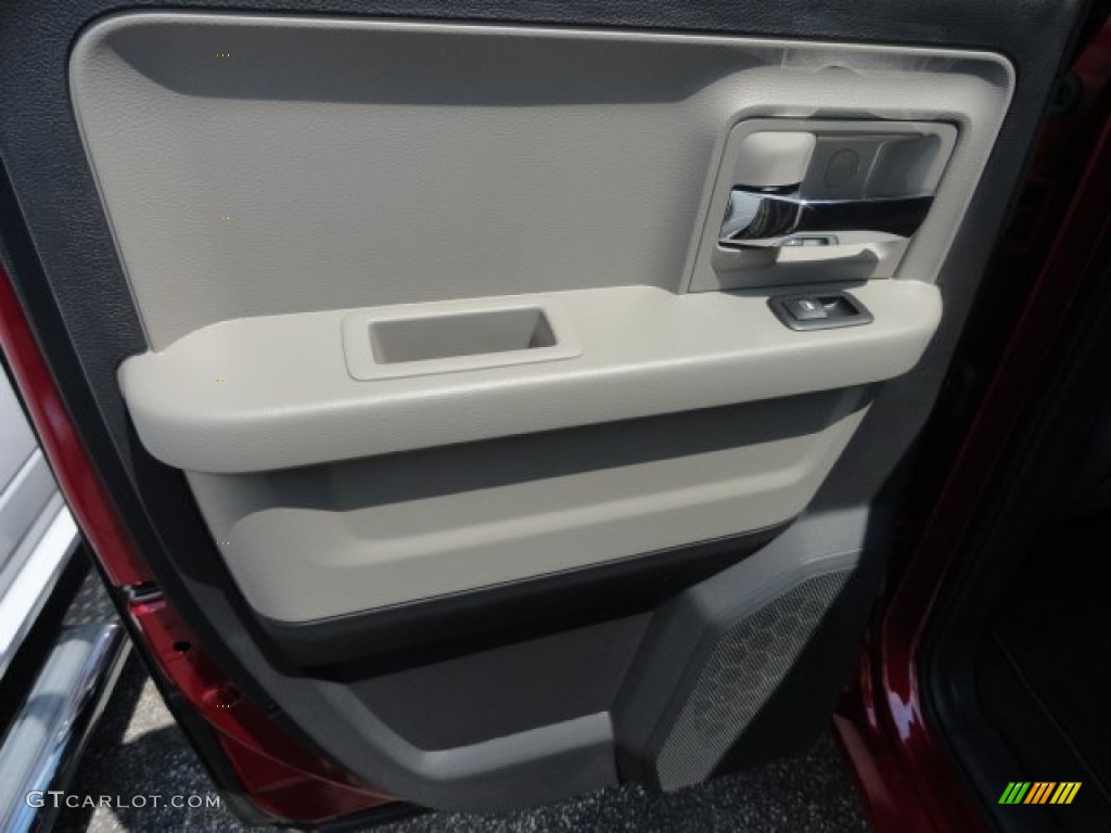 2012 Ram 1500 SLT Quad Cab 4x4 - Deep Cherry Red Crystal Pearl / Dark Slate Gray/Medium Graystone photo #9