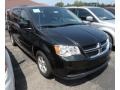 2012 Brilliant Black Crystal Pearl Dodge Grand Caravan SXT  photo #2