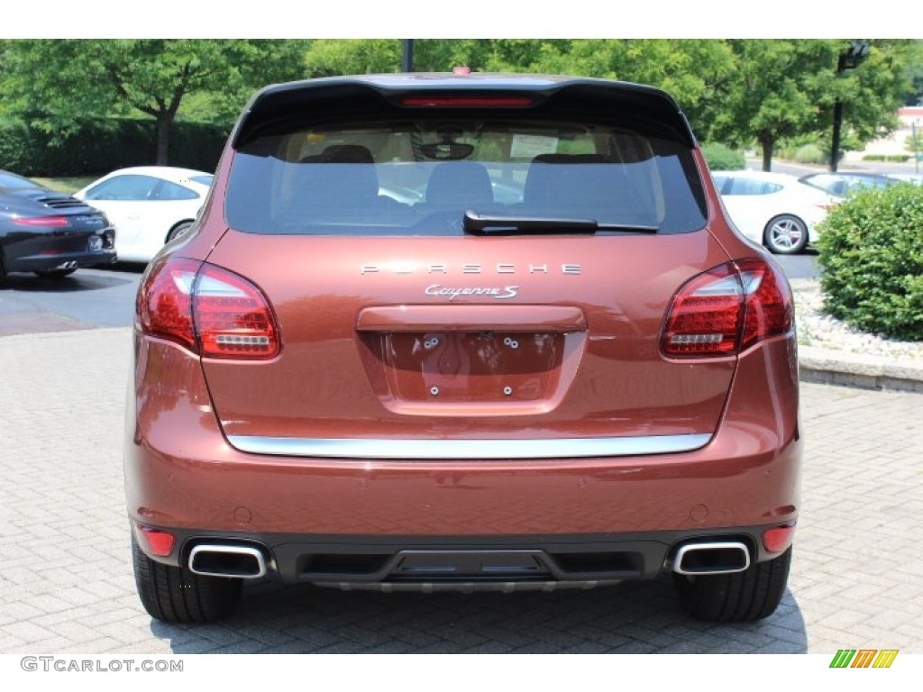 Auburn Red Metallic 2012 Porsche Cayenne S Exterior Photo #66949952