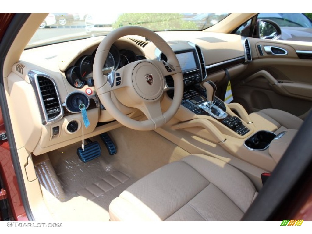 Luxor Beige Interior 2012 Porsche Cayenne S Photo #66949967