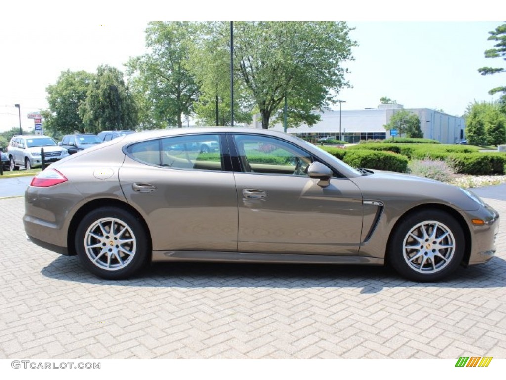 2012 Panamera 4 - Topaz Brown Metallic / Luxor Beige photo #4