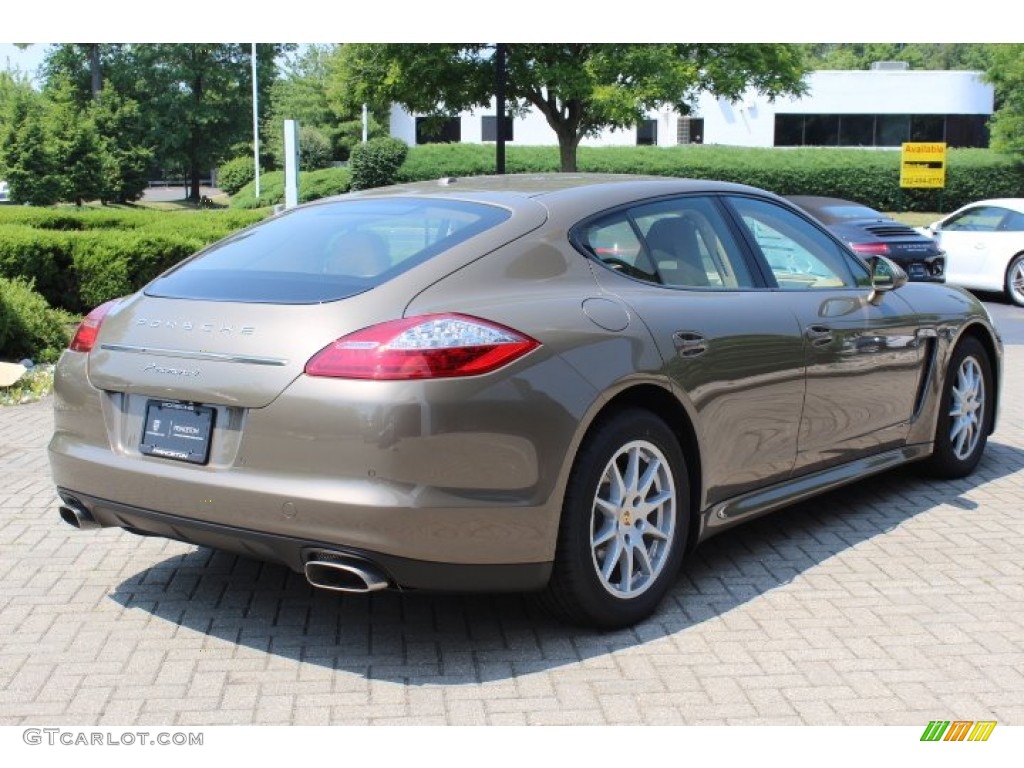 2012 Panamera 4 - Topaz Brown Metallic / Luxor Beige photo #5