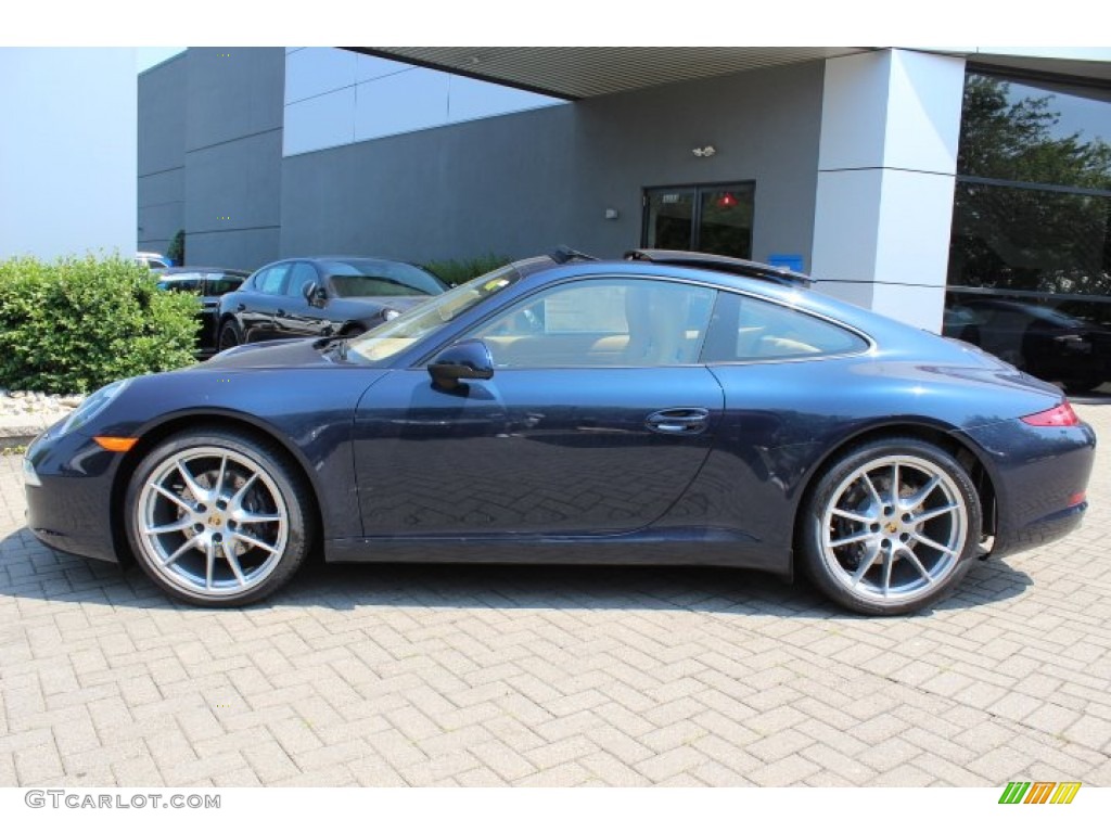 Dark Blue Metallic 2012 Porsche New 911 Carrera Coupe Exterior Photo #66950264