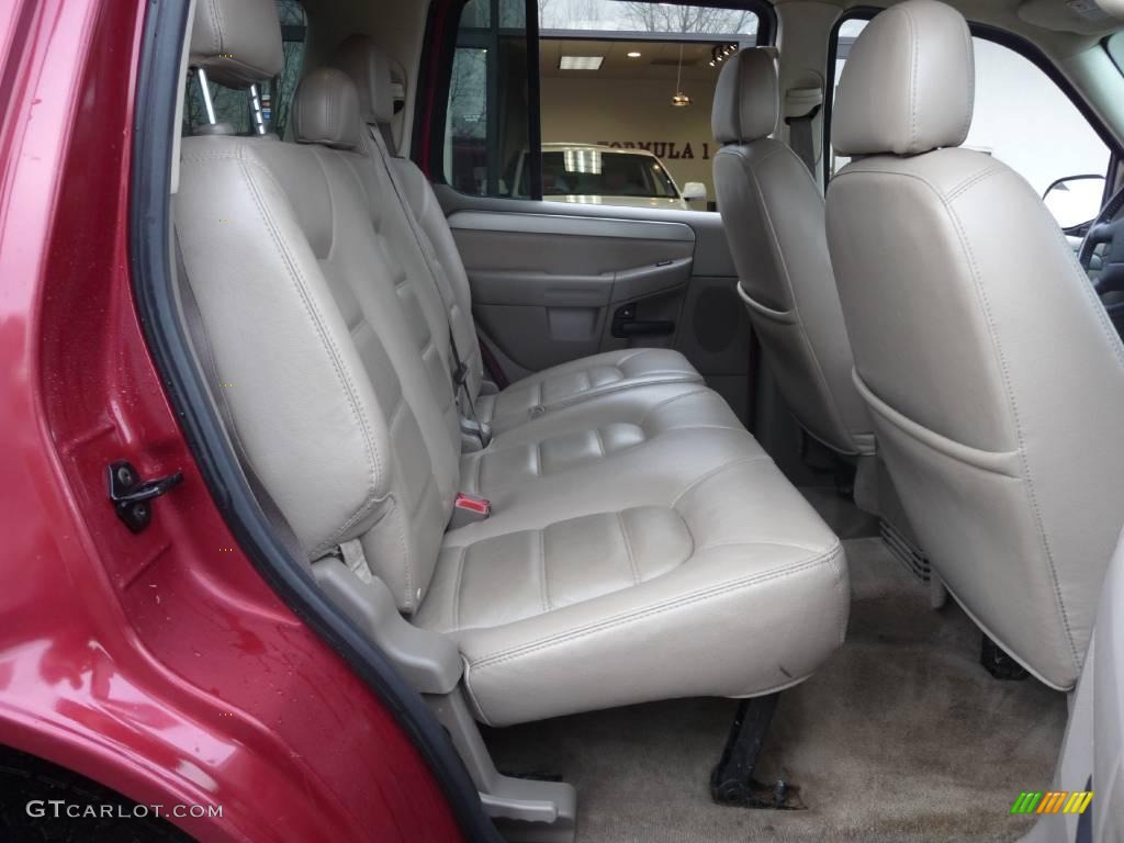 2004 Explorer XLT 4x4 - Redfire Metallic / Medium Parchment photo #11