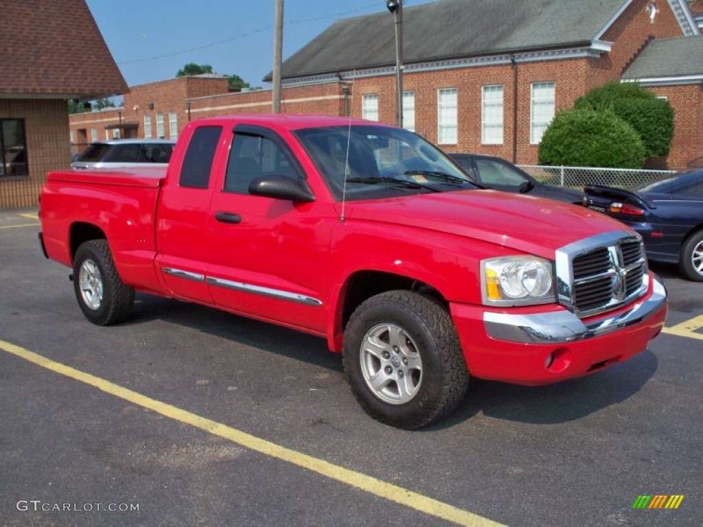 Flame Red Dodge Dakota