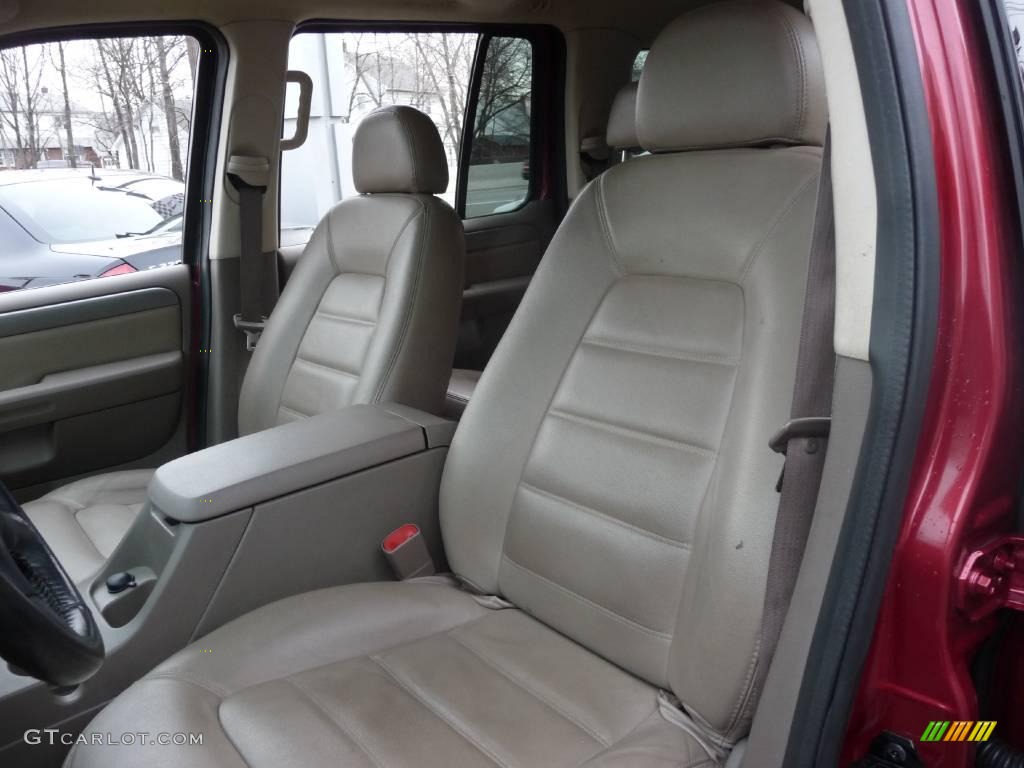 2004 Explorer XLT 4x4 - Redfire Metallic / Medium Parchment photo #21
