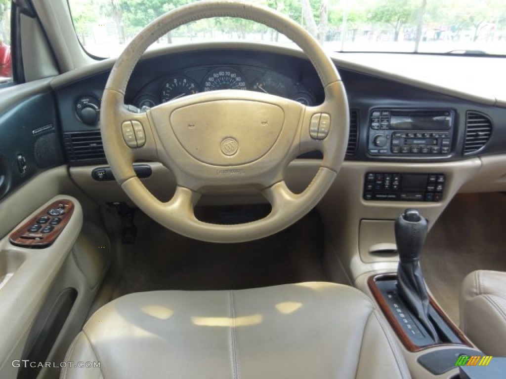 1999 Buick Regal LS Taupe Steering Wheel Photo #66952775
