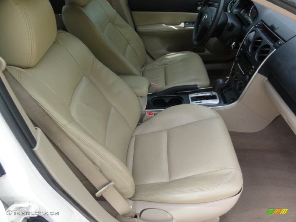 Beige Interior 2008 Mazda MAZDA6 i Sport Sedan Photo #66952918