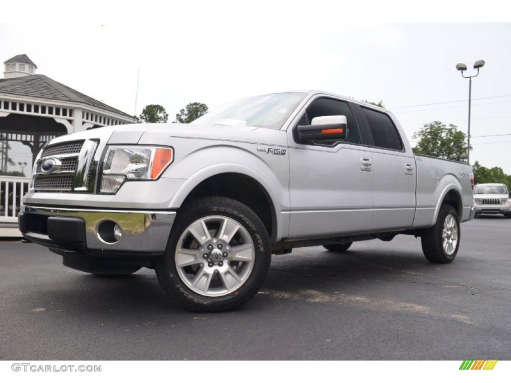 Ingot Silver Metallic 2012 Ford F150 Lariat SuperCrew 4x4 Exterior Photo #66953341