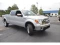 2012 Ingot Silver Metallic Ford F150 Lariat SuperCrew 4x4  photo #3