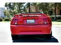 2002 Torch Red Ford Mustang V6 Convertible  photo #6