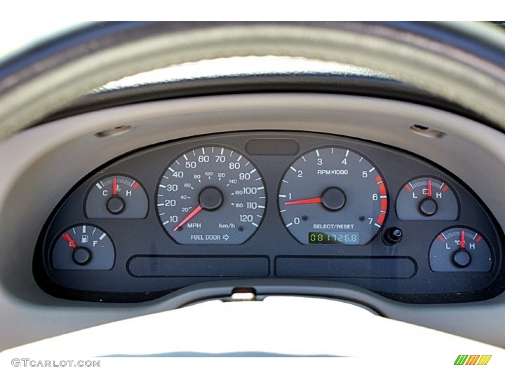 2002 Ford Mustang V6 Convertible Gauges Photo #66953755