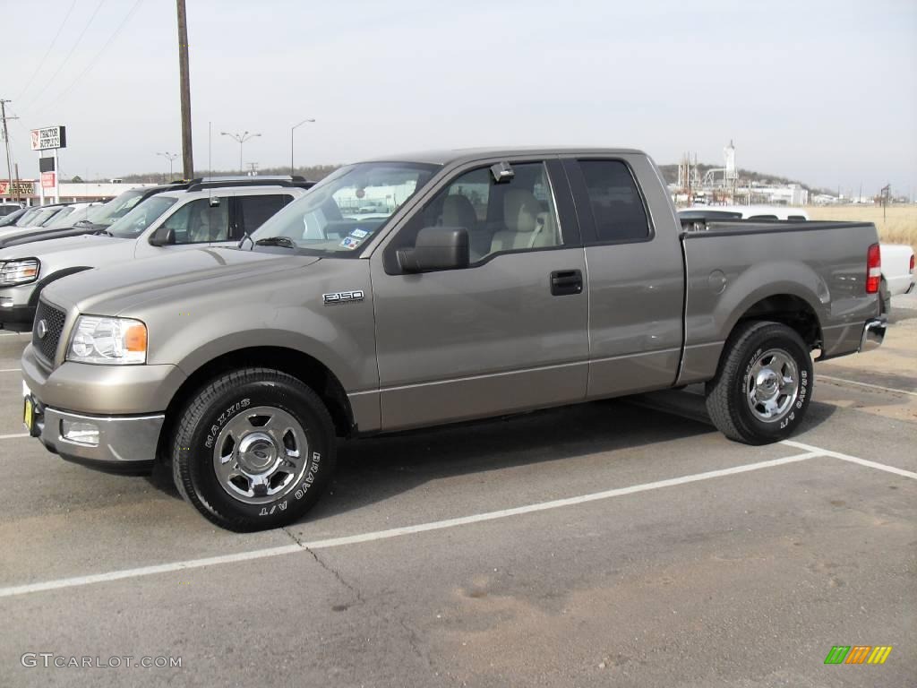 2005 F150 XLT SuperCab - Arizona Beige Metallic / Tan photo #2