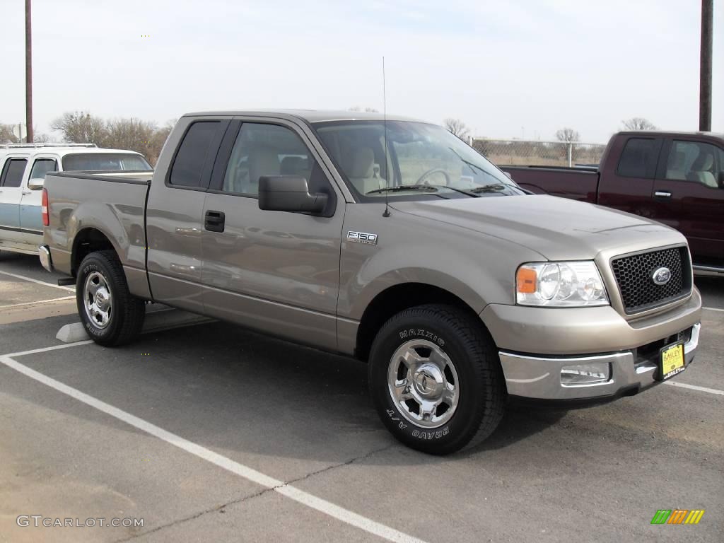 2005 F150 XLT SuperCab - Arizona Beige Metallic / Tan photo #3