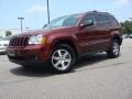 2008 Red Rock Crystal Pearl Jeep Grand Cherokee Rocky Mountain 4x4  photo #2