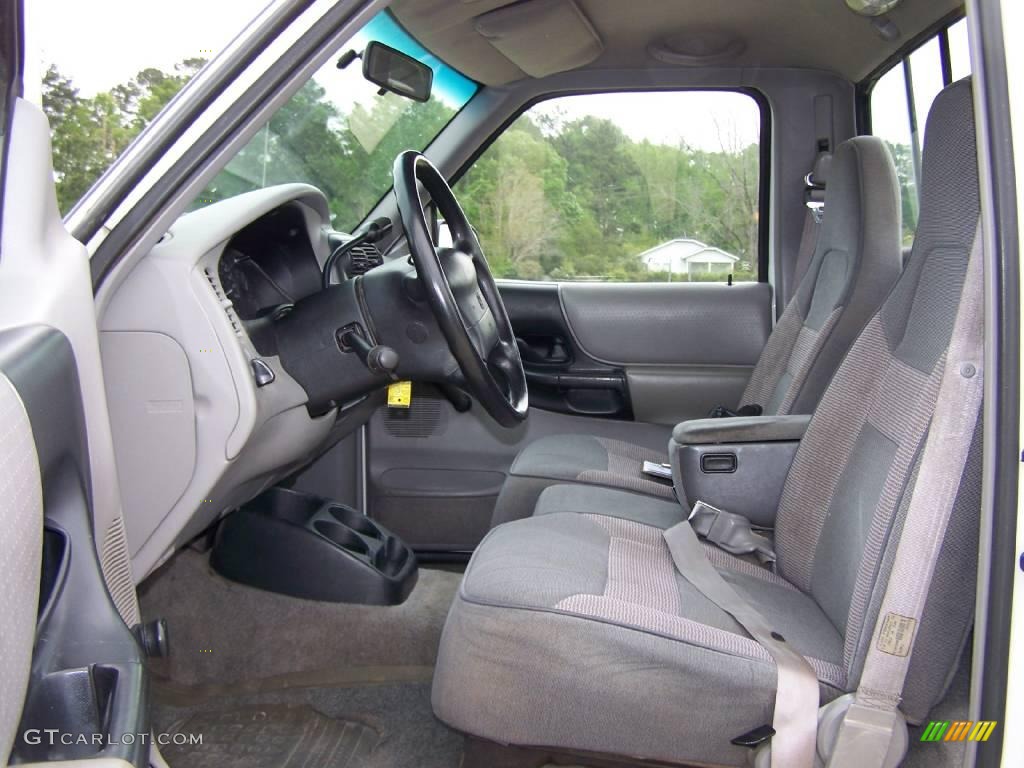 1997 B-Series Truck B2300 SE Regular Cab - Oxford White / Gray photo #9