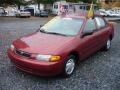 1997 Sunset Red Mica Mazda Protege DX  photo #1