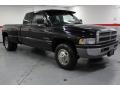 Black 1999 Dodge Ram 3500 Laramie Extended Cab Dually