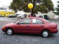 1997 Sunset Red Mica Mazda Protege DX  photo #8