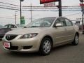 2004 Shimmering Sand Mica Mazda MAZDA3 i Sedan  photo #1