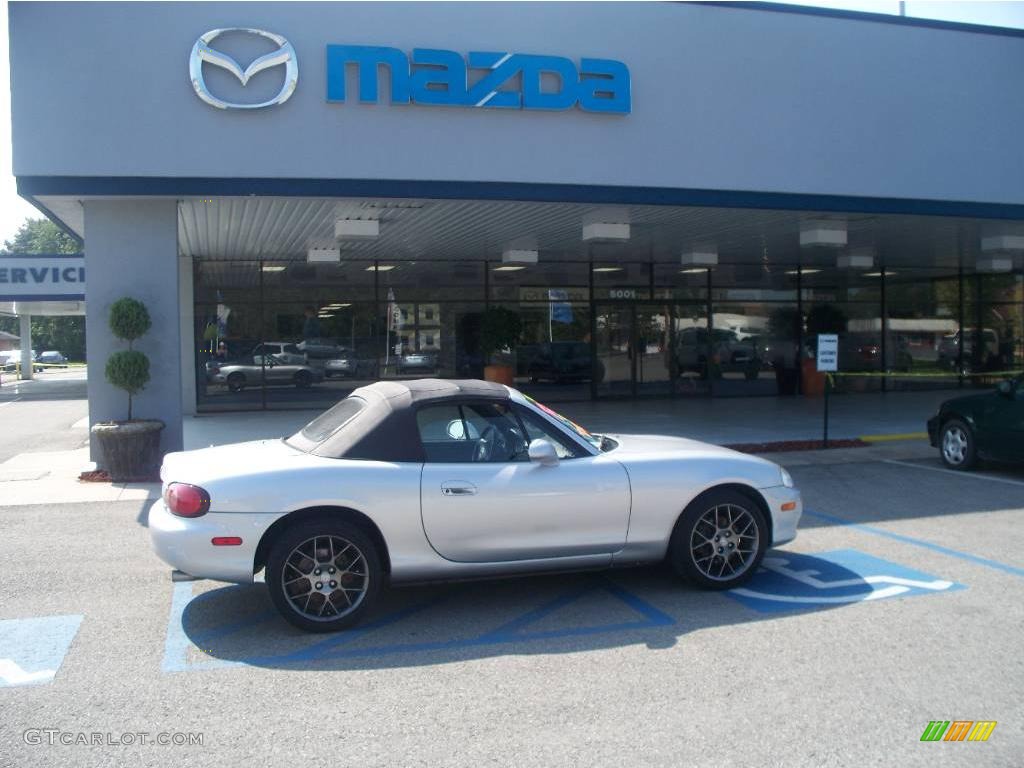 2004 MX-5 Miata Roadster - Sunlight Silver Metallic / Black photo #1