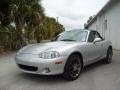 2004 Sunlight Silver Metallic Mazda MX-5 Miata Roadster  photo #7