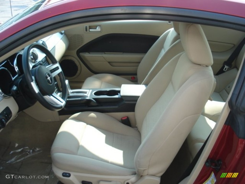 2007 Mustang V6 Deluxe Coupe - Torch Red / Medium Parchment photo #14