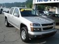 2011 Sheer Silver Metallic Chevrolet Colorado LT Crew Cab 4x4  photo #2