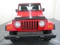 2004 Flame Red Jeep Wrangler X 4x4  photo #2