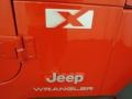 2004 Flame Red Jeep Wrangler X 4x4  photo #21