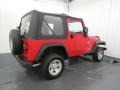 2004 Flame Red Jeep Wrangler X 4x4  photo #23