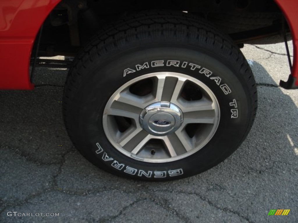 2006 F150 XLT SuperCab 4x4 - Bright Red / Medium/Dark Flint photo #19