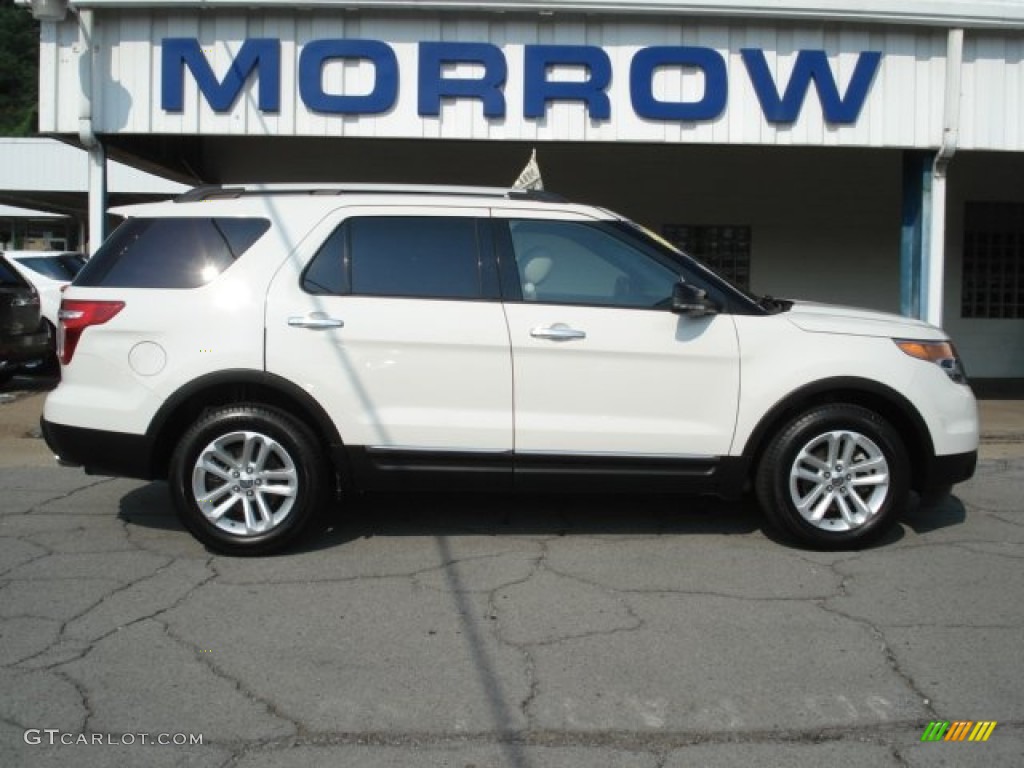 White Suede Ford Explorer
