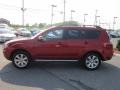 2010 Rally Red Metallic Mitsubishi Outlander SE  photo #2