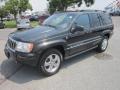 2004 Brillant Black Crystal Pearl Jeep Grand Cherokee Overland 4x4  photo #1