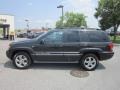 2004 Brillant Black Crystal Pearl Jeep Grand Cherokee Overland 4x4  photo #2
